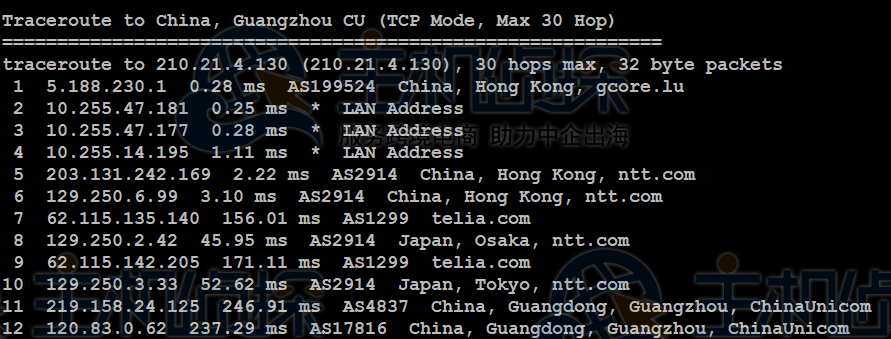 Gcorelabs香港VPS主机评测