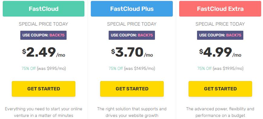 FastComet虚拟主机全场75%折扣
