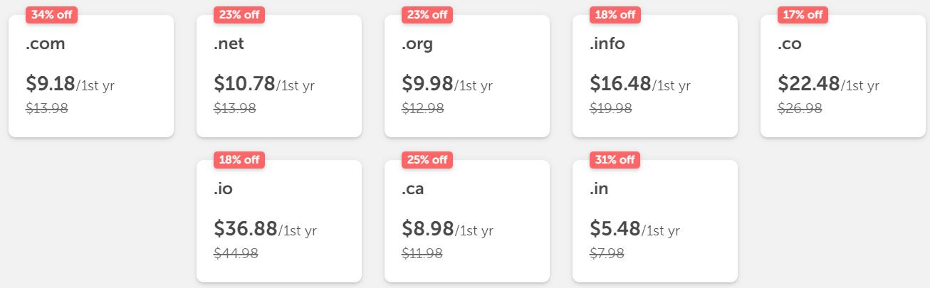 Namecheap23周年庆活动