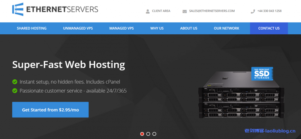 EtherNetservers:洛杉矶VPS特价$14.95/年-1GB/40G SSD/1TB@10Gbps/美国&德国机房